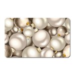 Christmas Silver Ornaments Magnet (Rectangular)