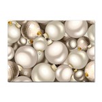 Christmas Silver Ornaments Sticker A4 (10 pack)