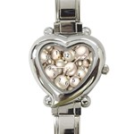 Christmas Silver Ornaments Heart Italian Charm Watch