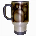 Christmas Silver Ornaments Travel Mug (Silver Gray)