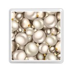 Christmas Silver Ornaments Memory Card Reader (Square)