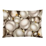 Christmas Silver Ornaments Pillow Case (Two Sides)