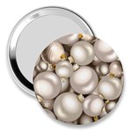 Christmas Silver Ornaments 3  Handbag Mirror