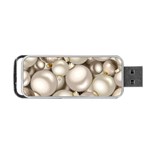 Christmas Silver Ornaments Portable USB Flash (One Side)