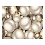 Christmas Silver Ornaments Double Sided Flano Blanket (Large)