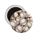 Christmas Silver Ornaments 2.25  Magnet