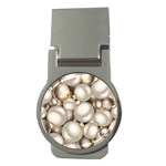 Christmas Silver Ornaments Money Clip (Round)