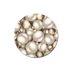 Christmas Silver Ornaments Magnet 3  (Round)