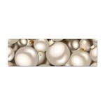 Christmas Silver Ornaments Sticker Bumper (10 pack)