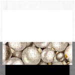 Christmas Silver Ornaments Jigsaw Puzzle (Rectangular)