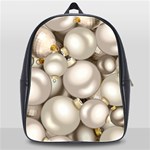 Christmas Silver Ornaments School Bag (XL)