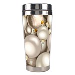 Christmas Silver Ornaments Stainless Steel Travel Tumbler