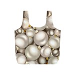 Christmas Silver Ornaments Full Print Recycle Bag (S)