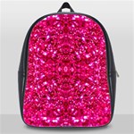 Hot Pink Glitter School Bag (XL)