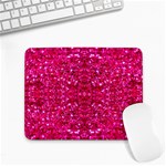 Hot Pink Glitter Small Mousepad