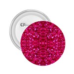 Hot Pink Glitter 2.25  Button