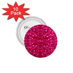 Hot Pink Glitter 1.75  Button (10 pack) 