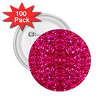 Hot Pink Glitter 2.25  Button (100 pack)