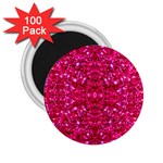 Hot Pink Glitter 2.25  Magnet (100 pack) 