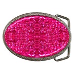 Hot Pink Glitter Belt Buckle