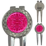 Hot Pink Glitter 3-in-1 Golf Divot