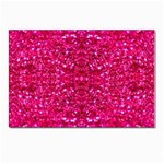 Hot Pink Glitter Postcard 4  x 6 