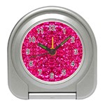 Hot Pink Glitter Travel Alarm Clock