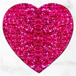 Hot Pink Glitter Jigsaw Puzzle (Heart)