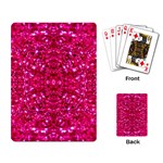 Hot Pink Glitter Playing Cards Single Design