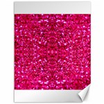 Hot Pink Glitter Canvas 36  x 48 