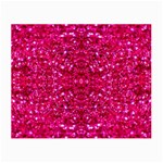 Hot Pink Glitter Small Glasses Cloth (2 Sides)