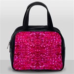 Hot Pink Glitter Classic Handbag (One Side)