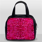 Hot Pink Glitter Classic Handbag (Two Sides)