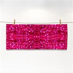 Hot Pink Glitter Hand Towel