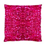 Hot Pink Glitter Standard Cushion Case (One Side)