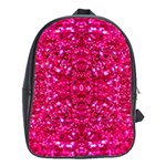 Hot Pink Glitter School Bag (Large)