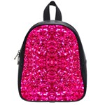 Hot Pink Glitter School Bag (Small)