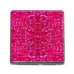 Hot Pink Glitter Memory Card Reader (Square)