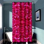 Hot Pink Glitter Shower Curtain 36  x 72  (Stall)