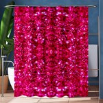 Hot Pink Glitter Shower Curtain 60  x 72  (Medium)