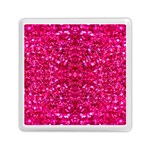 Hot Pink Glitter Memory Card Reader (Square)