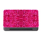 Hot Pink Glitter Memory Card Reader with CF