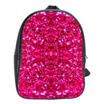 Hot Pink Glitter School Bag (XL)