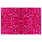 Hot Pink Glitter Samsung Galaxy Note 4 Case (Black)