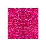 Hot Pink Glitter Satin Bandana Scarf