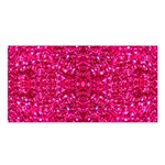 Hot Pink Glitter Satin Shawl