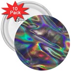 holographic 3  Button (10 pack)