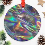 holographic Round Ornament (Two Sides)