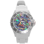 holographic Round Plastic Sport Watch (L)