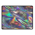 holographic Double Sided Fleece Blanket (Small)